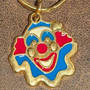 🤡 Vintage Circus Circus Clown Keychain – Las Vegas Promo